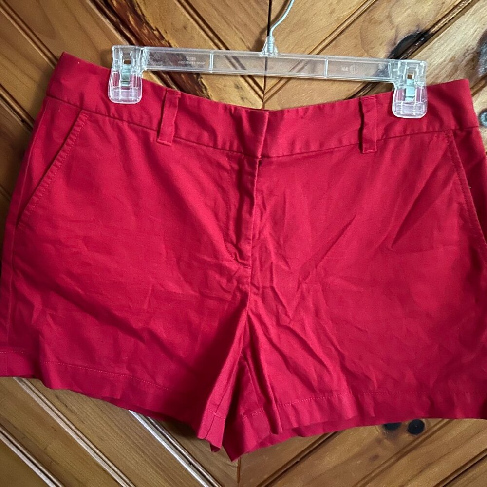 Loft Red Shorts
